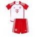 Bayern Munich Alphonso Davies #19 Hjemmedraktsett Barn 2023-24 Kortermet (+ Korte bukser)